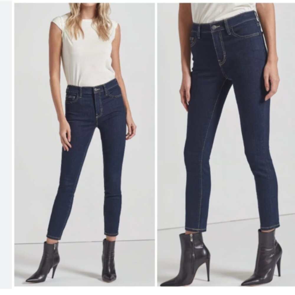 CURRENT ELLIOT High Waisted Jean in Dark Wash - Size 29